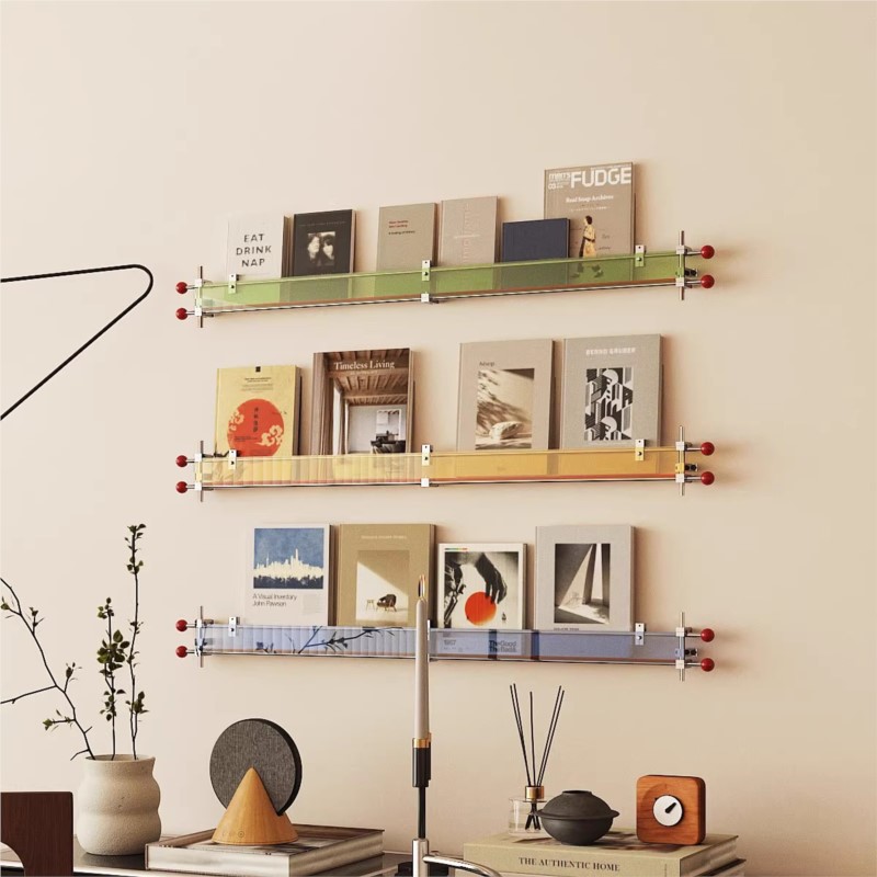 Sustainable Living Eco Friendly - Rak Pajangan Dinding Buku Akrilik Rak