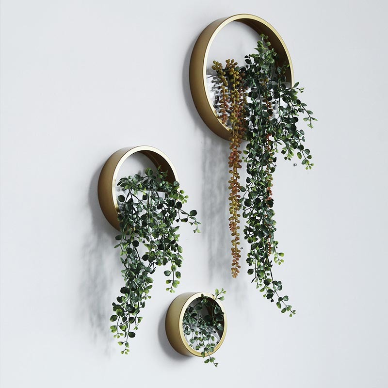 Kreatif Dinding Vas Logam Besi - Sustainable Living Eco Friendly ulasan dan harga