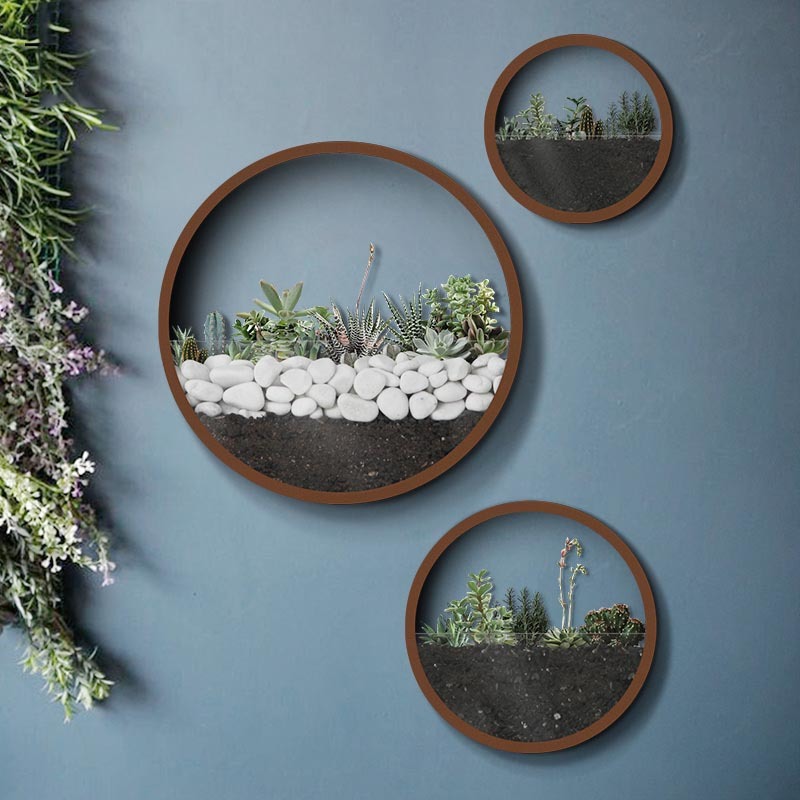 Kreatif Dinding Vas Logam Besi - Sustainable Living Eco Friendly ulasan dan harga