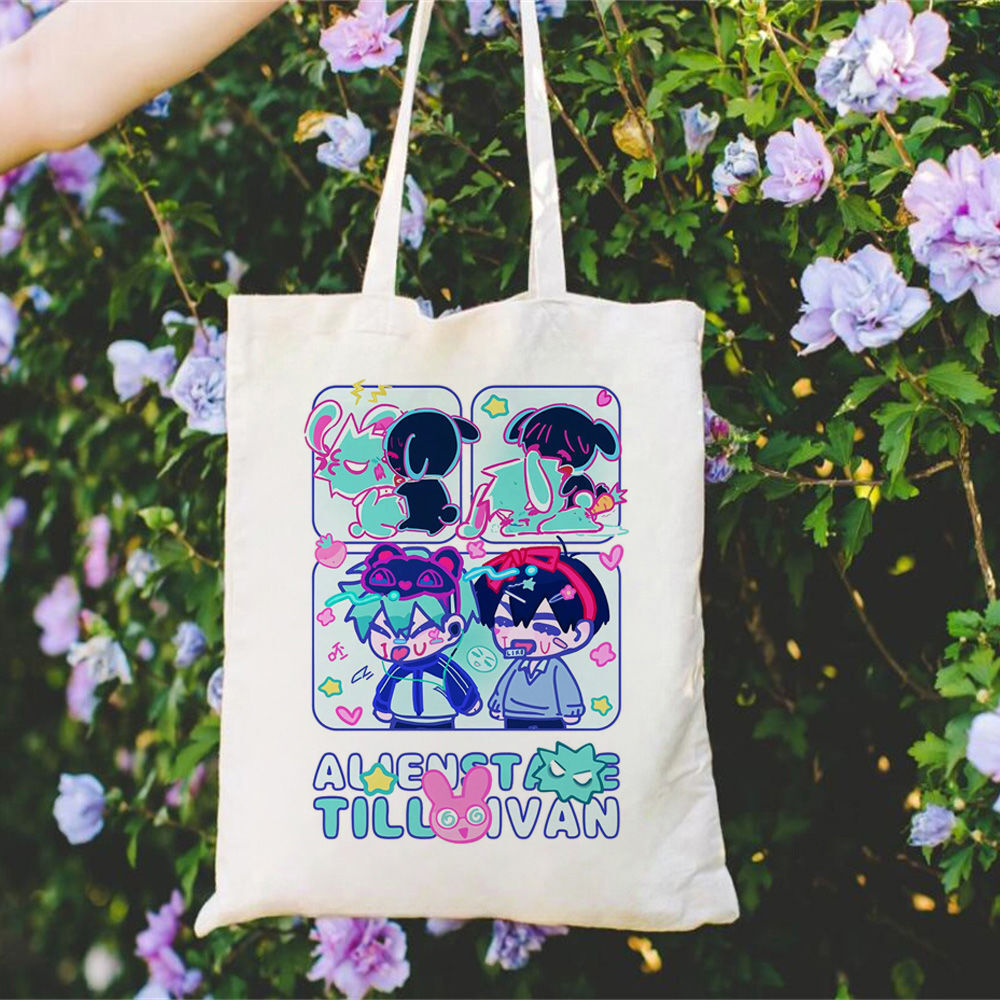 Tas Tote Kanvas Panggung Alien - Sustainable Living Eco Friendly ulasan dan harga
