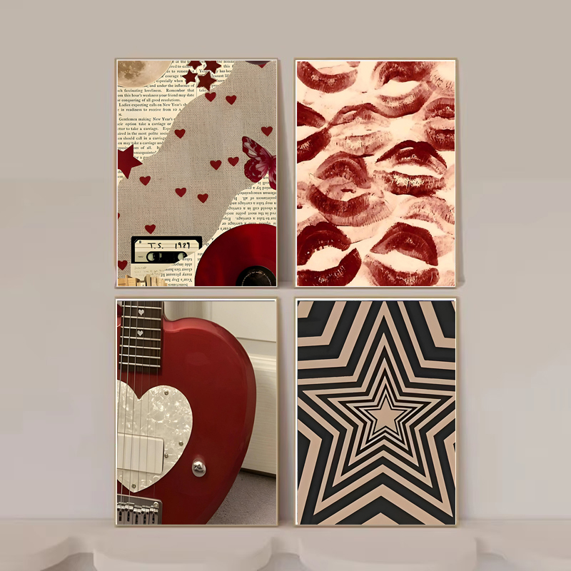 Poster Gaya Rock Y2K Lukisan K - Sustainable Living Eco Friendly ulasan dan harga